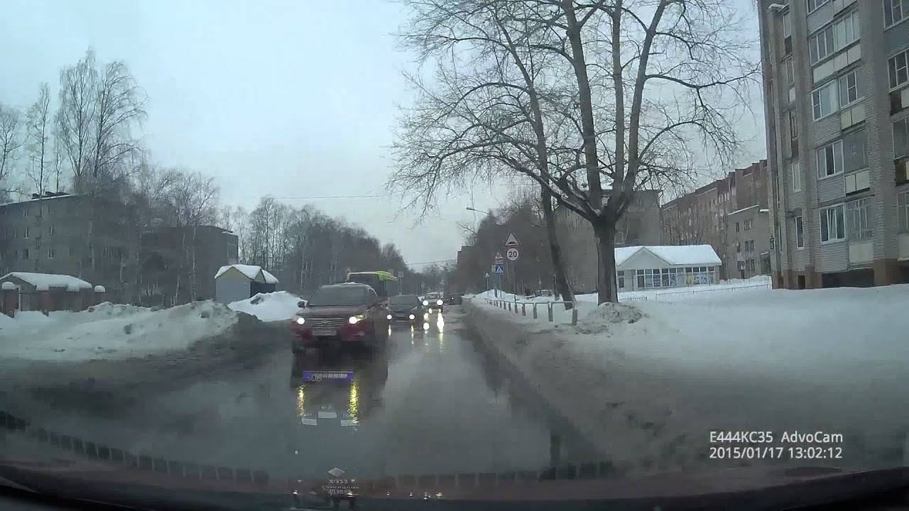 Поездки по Череповцу №101. Часть 1_2. смотреть онлайн