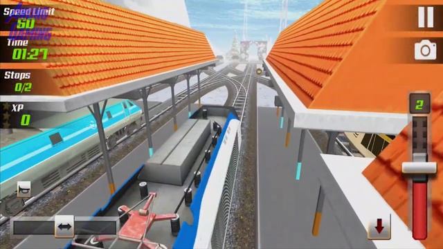 Euro Train Racing 3D - Level 5 Fail Crash Other Train смотреть онлайн