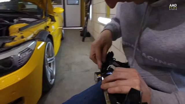 Стилизация решётки радиатора черной виниловой пленкой для BMW Z4 смотреть онлайн