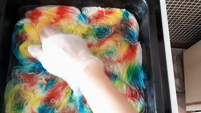 красим пряжу/ручное окрашивание
