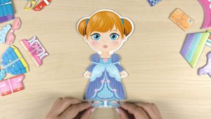 Игра магнитная "Одевашки. Настя", Десятое королевство
