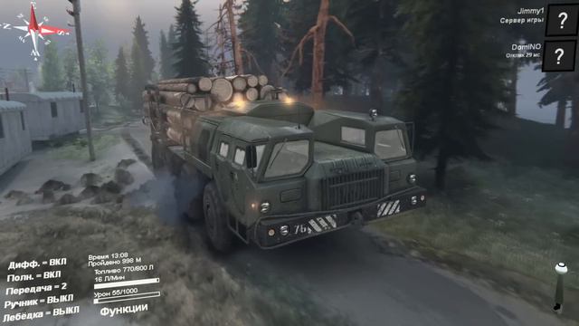 [Spintires] - Возвращение! Покатушки по бездорожью #2 смотреть онлайн