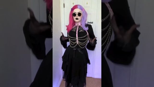 Goth styles as outfits - which one is your fave? #uniwigs смотреть онлайн