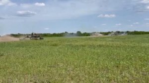 Российский танк Т-90М "Прорыв" в боях в Херсонской области