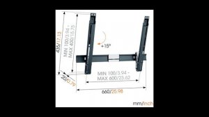 Кронштейн для ТВ наклонный Vogel's