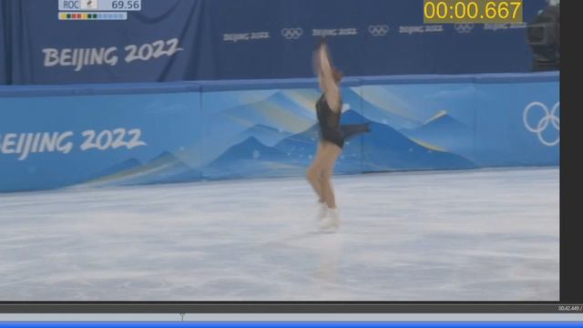 2022 Olympic Women's Figure Skating Free Skate - Major Jumping Elemental Analysis смотреть онлайн