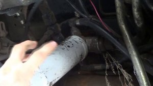 Замена гидравлического фильтра экскаватора Case, JCB