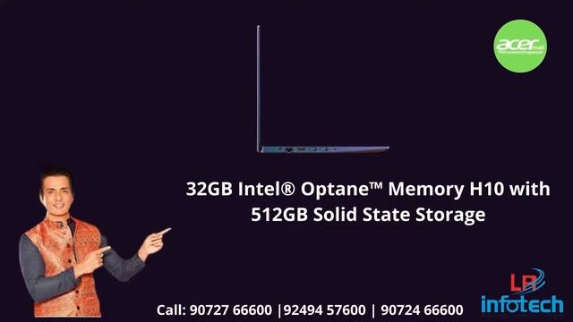 Acer Aspire 5 A514-53 In Magic Purple Colour (10th Gen Core I3/32GB Intel Optane Memory/512GB SSD) смотреть онлайн