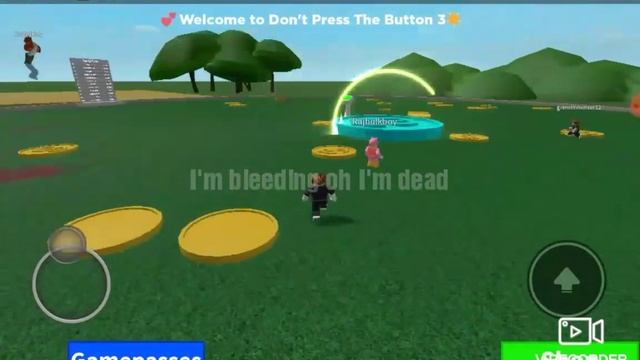 Roblox Don't Press the button 3 смотреть онлайн