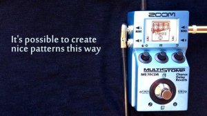 Zoom MS-70CDR Pattern Tremolo (Stacking Tremolos)
