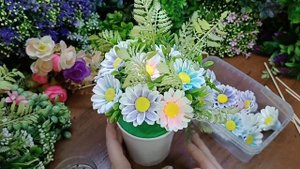 Мыловарение.Сборка букета из ромашек.