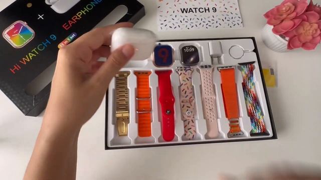 Smart Watch i30 Pro Max Suit 11 in 1 Unboxing Style Apple Watch S9 45mm