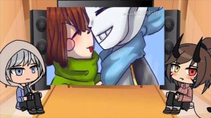 Реакция на Чанс - Chara x sans-I need You love [MythicalTale]