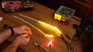 Бегущие огни. Изменение частоты поворотника.