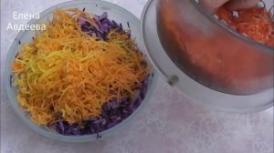 Салат из Краснокочанной Капусты