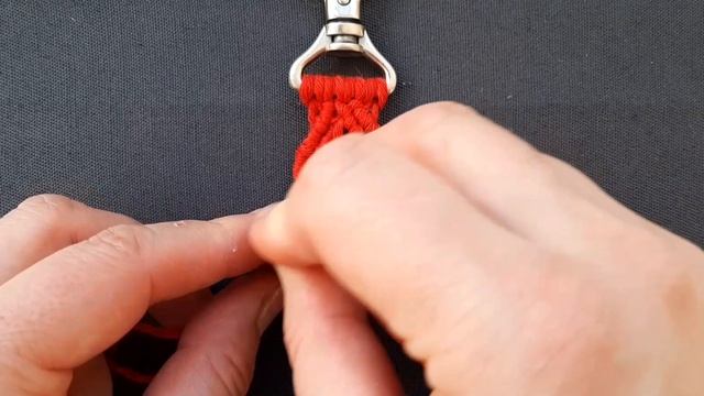Мастер-класс по плетению макраме брелка.