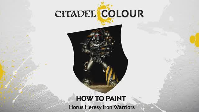 Warhammer 40000 How to Paint - Horus Heresy Iron Warriors