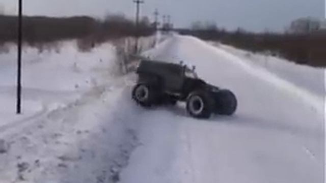 Вездеход Хищник (ход подвески) смотреть онлайн
