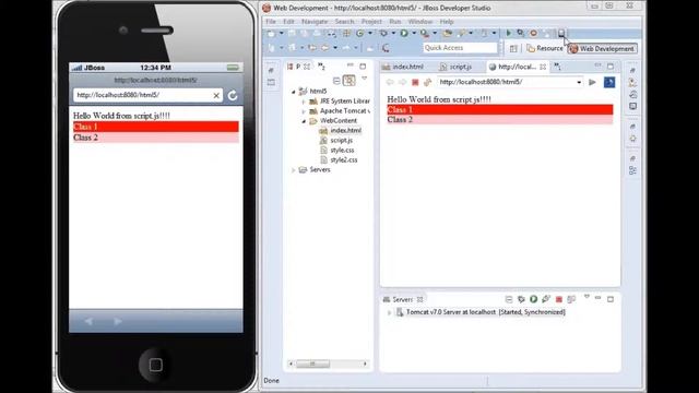 LiveReload in BrowserSim смотреть онлайн