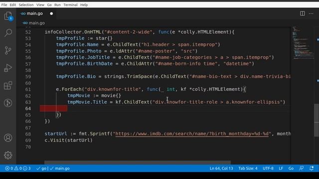 Scrape IMDB ?? With GOLANG! - Golang Project 2021 ?? [PART 4 ] - ??? FINALE ???#scrapeIMDB #gocolly