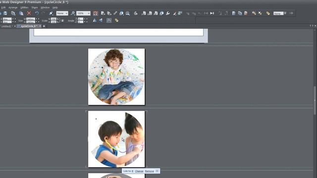 Web Design Tutorials for Xara Web Designer 9 Premium: New Circular Slide Show Widget Lesson 118