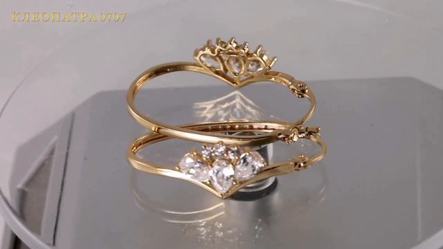 Серьги с фианитами покрытые золотом смотреть онлайн