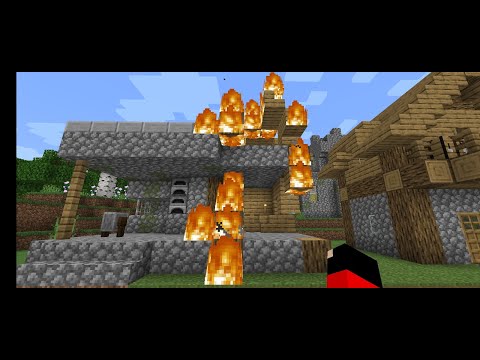 КТО СЖЁГ КУЗНИЦУ В НАШЕЙ ДЕРЕВНЕ В MINECRAFT 100% ЧИТЕРСКИЙ ТРОЛЛИНГ ГРИФЕРСКАЯ ЛОВУШКА В MINECRAFT