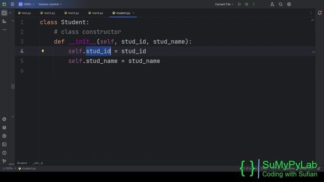 Basic Concepts of Object oriented Programming in Python | OOPs in Python | SuMyPyLab