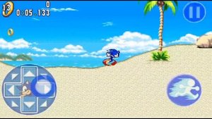 Sonic Advance (Android) Gameloft - Neo Green Hill Zone Act1 Speedrun 0:31.624