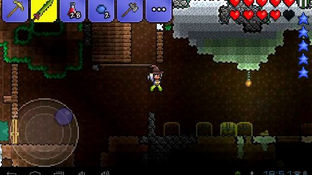 Террария на андроид. Для новичков, как крафтить!!! смотреть онлайн