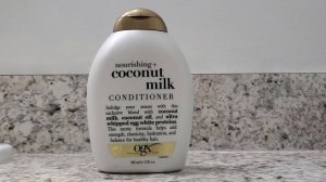 In Hand Review of OGX Nourishing + Coconut Milk Conditioner