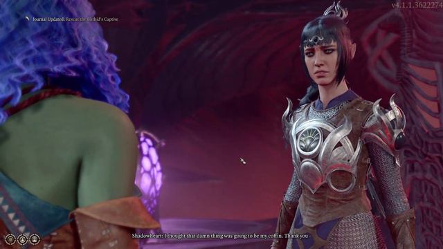 Save Shadowheart with secret Barbarian option Cutscene Baldur's Gate 3 смотреть онлайн
