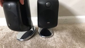 Bowers & Wilkins B&W M-1 Mini Theatre Monitor Home Theater Surround or Bookshelf  2 Way Speakers