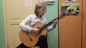 М. Каркасси "Этюд № 9", А. Синополи "Этюд си минор" исп. Влада Еремеева