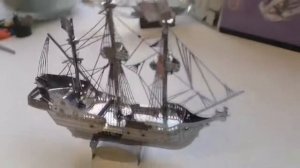Обзор металлического конструктора Корабль «Golden Hind»