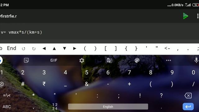 Programming R on mobile phone: Statistical programming on mobile