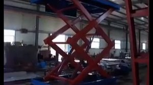 2-х Ножничный подъемный стол 2000 кг, высота подъема до 5 метров