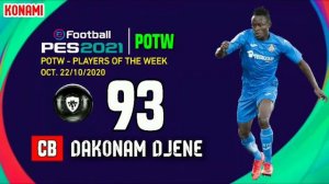 Potw Featured players pes 2021 mobile