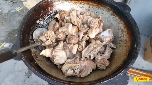 Готовим мясо баранины в казане смотреть онлайн