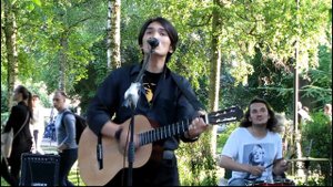 "Ноябрь" Песни В.Цоя на улицах Петербурга "Стук" 29.05.16.