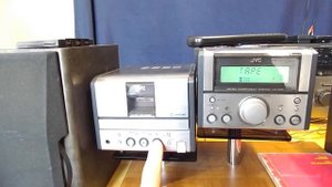 JVC UX D66 MINI HIFI KOMPONENS STZÉP ÁLLAPOTBAN ÉS A VIDEÓN KÉPEKEN LÁTHATÓ ÁLLAPOTBAN MŰKÖDÉSSEL