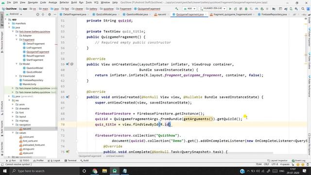 Quiz App | MVVM | MVVM Firestore get Data to Firebase | Quiz APP PART - 11 | Android | 2020 смотреть онлайн