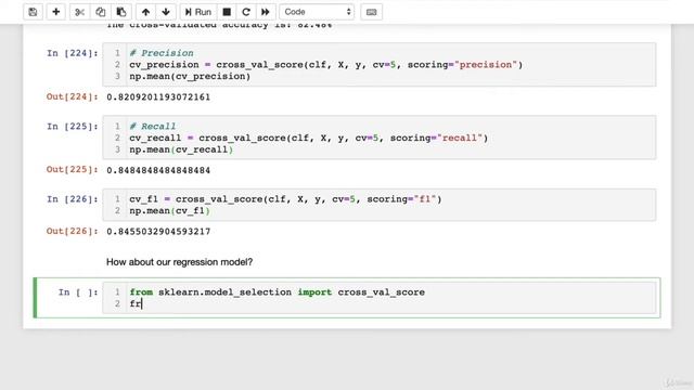 9.31 Evaluating A Model With Cross Validation and Scoring Parameter смотреть онлайн
