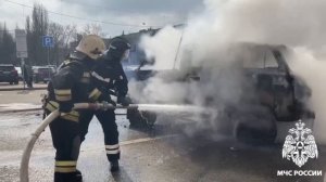 В Курске на ул. Дзержинского произошло крупное ДТП