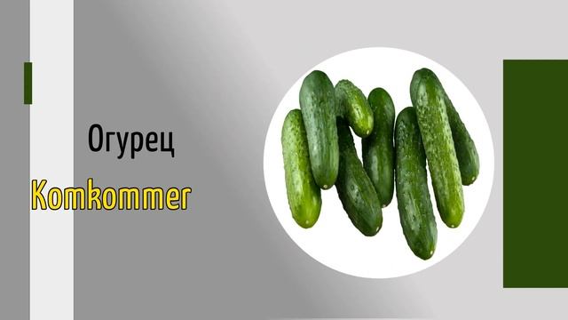 Урок 30. Овощи | Нидерландский (Голландский) язык с нуля.