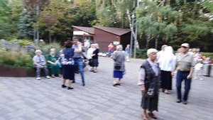 Парк Кузьминки танцы и песни под гармонь 08. 09.2019