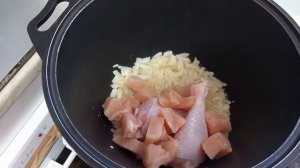 Жаркое из курицы, картошкой и горохом Нут/ Очень вкусное блюдо! Как приготовить жаркое с горохом ну