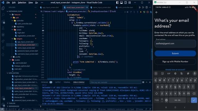 ? Instagram Clone - 3: Multipage Data access. validation & sign up with Flutter, Firebase, Riverpod