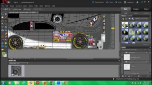 How to make an iracing Paint Scheme Using Photoshop Elements 9 (part 1)