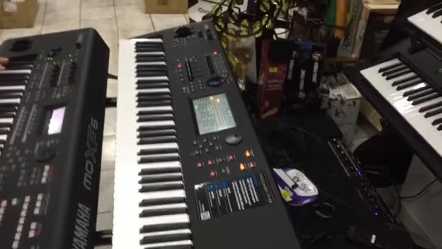 Yamaha MODX7 vs Yamaha MOXF6 смотреть онлайн